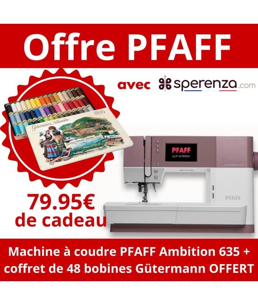 PFAFF Quilt Ambition 635 cadeau offre promotion sperenza solde