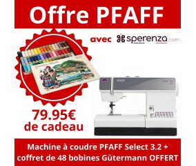 Pfaff Select 3.2 offre cadeau machine à coudre mécanique facile débutant promotion solde