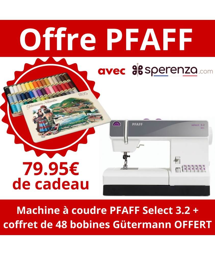 Pfaff Select 3.2 offre cadeau machine à coudre mécanique facile débutant promotion solde