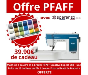 PFAFF Creative Expect 350 offre cadeau promotion solde sperenza