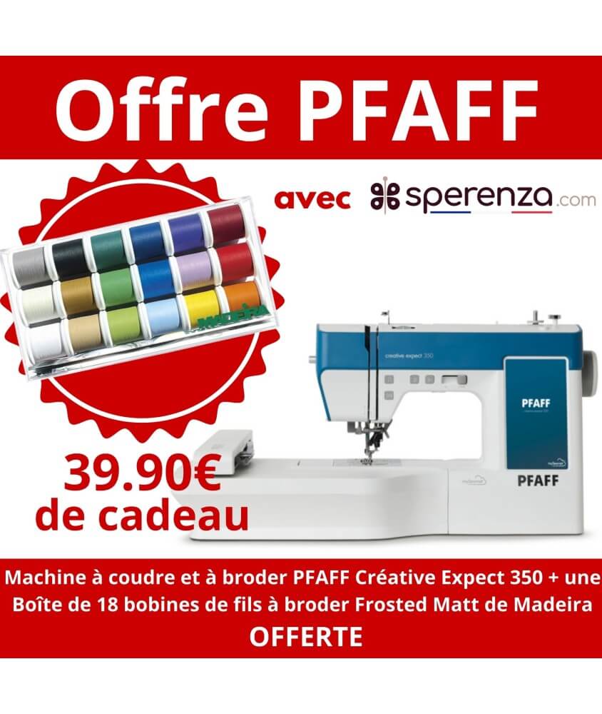 PFAFF Creative Expect 350 offre cadeau promotion solde sperenza