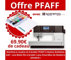 PFAFF Creative Ambition 640 Sperenza brodeuse broder broderie offre affaire promo cadeau