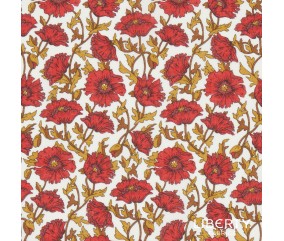 Tissu coton Liberty pavots...