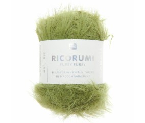 Fil fausse fourrure RICORUMI FURRY FURRY - 25 gr - Rico Design - Idéal pour les amigurumis et créations douillettes