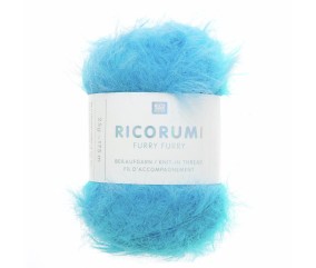 Fil fausse fourrure RICORUMI FURRY FURRY - 25 gr - Rico Design - Idéal pour les amigurumis et créations douillettes