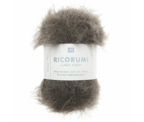 Fil fausse fourrure RICORUMI FURRY FURRY - 25 gr - Rico Design - Idéal pour les amigurumis et créations douillettes