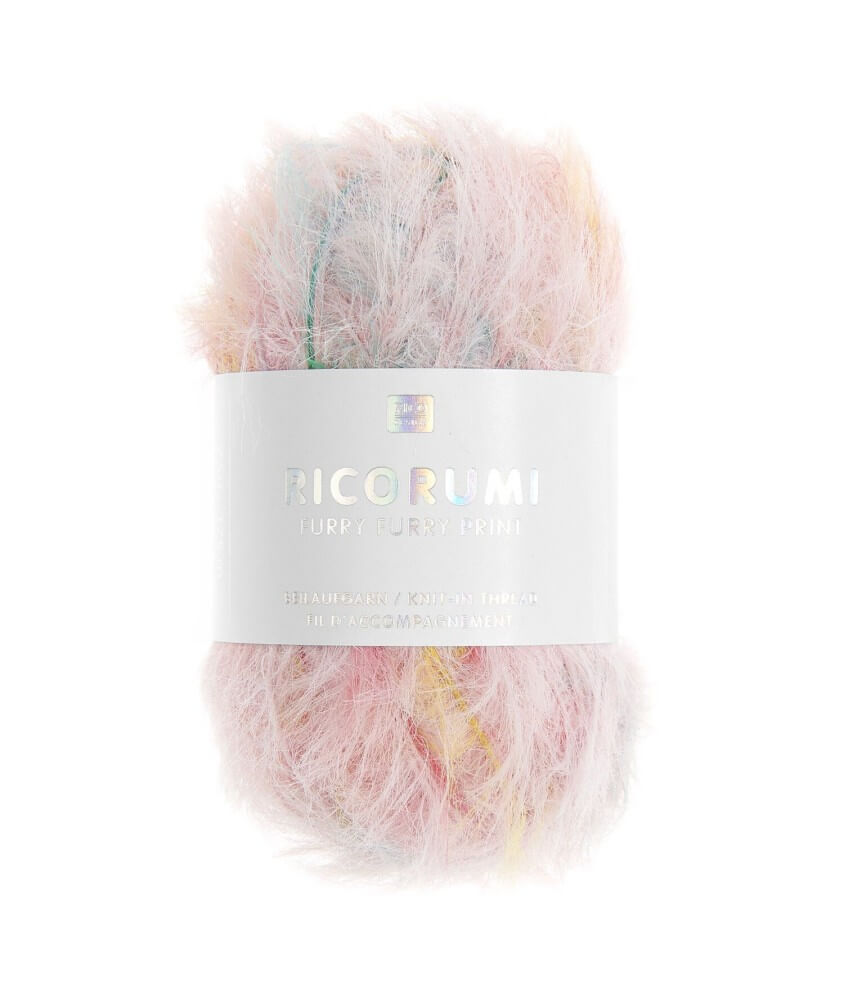 Fil fausse fourrure RICORUMI FURRY FURRY PRINT- 25 gr - Rico Design - Idéal pour les amigurumis et créations douillettes