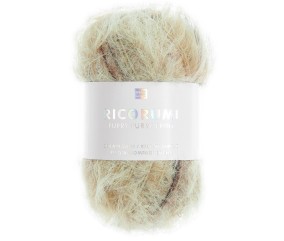 Fil fausse fourrure RICORUMI FURRY FURRY PRINT- 25 gr - Rico Design - Idéal pour les amigurumis et créations douillettes