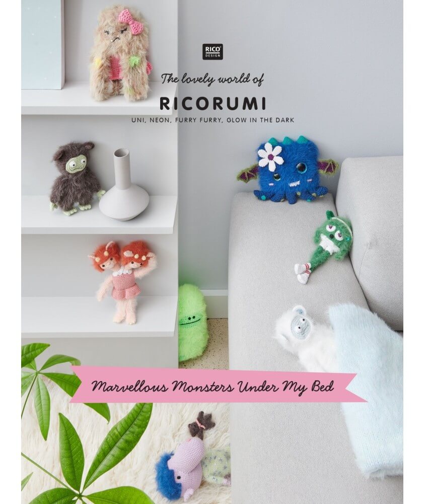 Livre Ricorumi - Marvellous monster Under My Bed - Rico Design