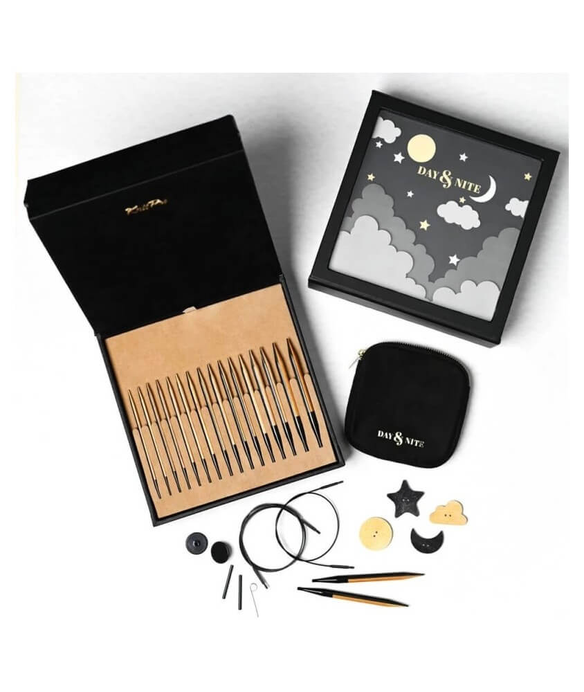 Set d'Aiguilles Circulaires Interchangeables - Day & Nite - KnitPro