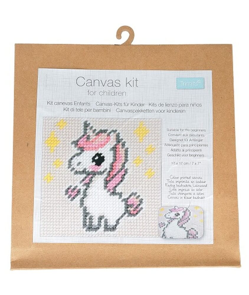 Kits Canevas enfant - 17 x 17 cm -Trimits