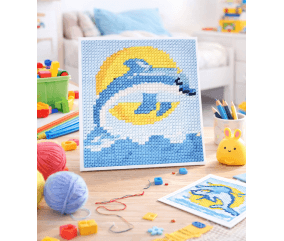 Kits Canevas enfant - 17 x 17 cm -Trimits