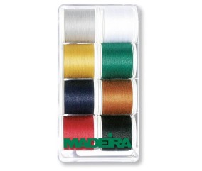 Coffret de Fils à Broder Aerofil 120 - 8 x 400m - Madeira