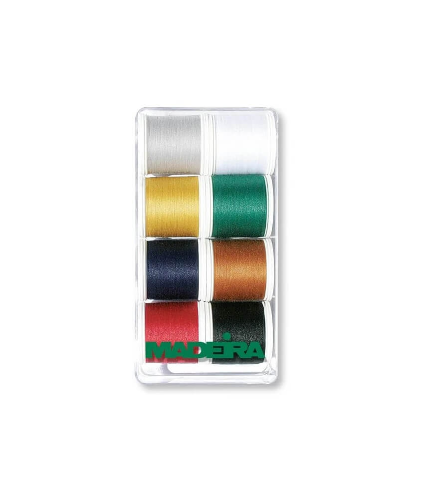 Coffret de Fils à Broder Aerofil 120 - 8 x 400m - Madeira