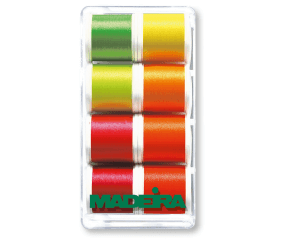 Coffret de Fils à Broder Polyneon 40 - 8 x 400m - Madeira