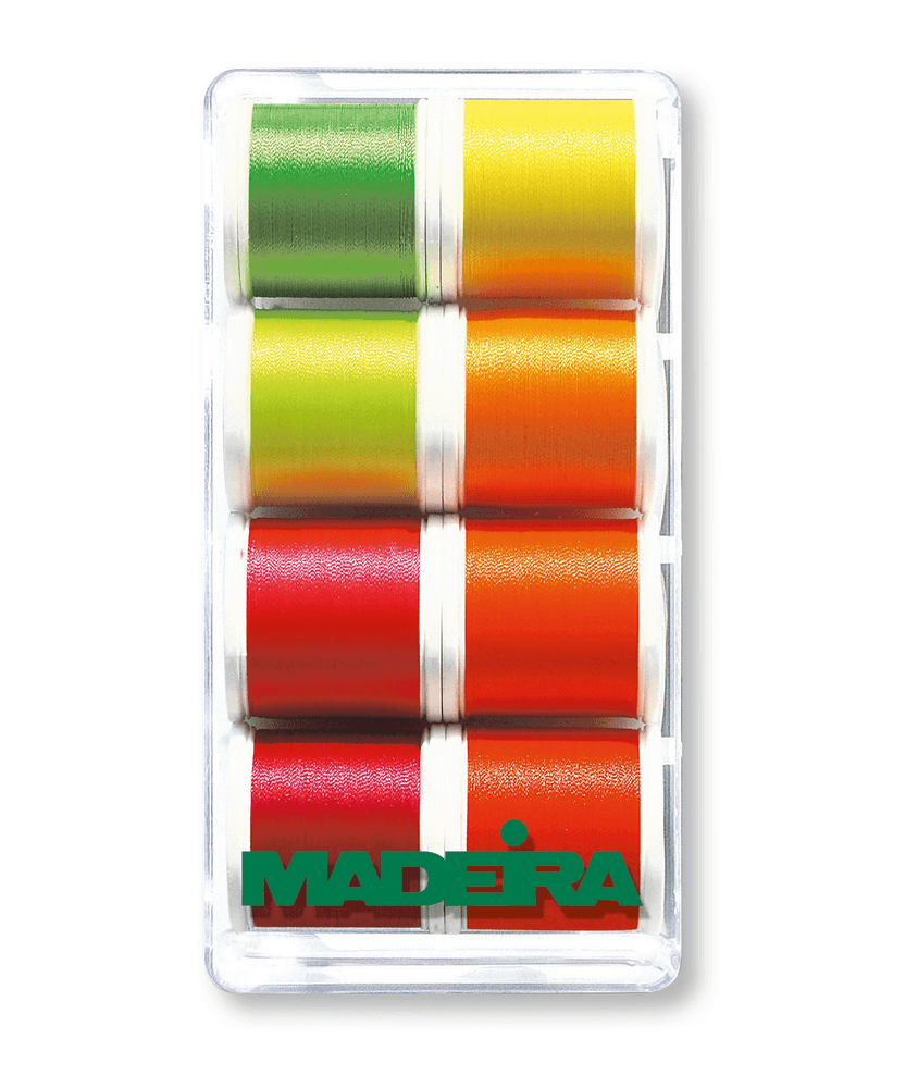 Coffret de Fils à Broder Polyneon 40 - 8 x 400m - Madeira