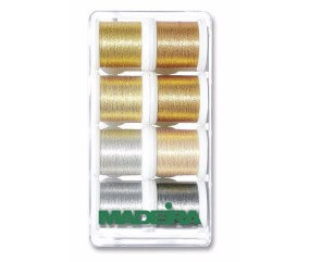 Coffret de Fils à Broder Metallic 40 Smooth - 8 x 200m - Madeira