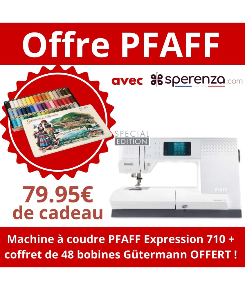PFAFF Expression 710 cadeau solde promo opération sperenza promotion affaire offre