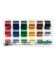 Coffret de Fils à Broder Rayon 40 - 18 x 200m - Madeira