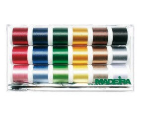 Coffret de Fils à Broder Rayon 40 - 18 x 200m - Madeira