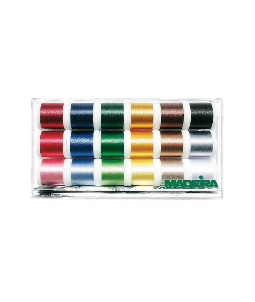 Coffret fils broder Madeira Rayon broderie machine