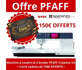 Machine à coudre et à broder PFAFF Créative 3.0 sperenza offre promo promotion solde