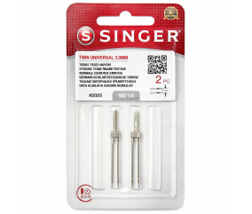 Lot de 2 Aiguilles universelle double - Dimension 90 - Singer