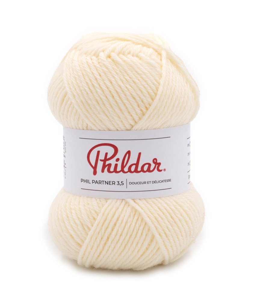 Pelote de laine à tricoter PARTNER 3.5 - Phildar