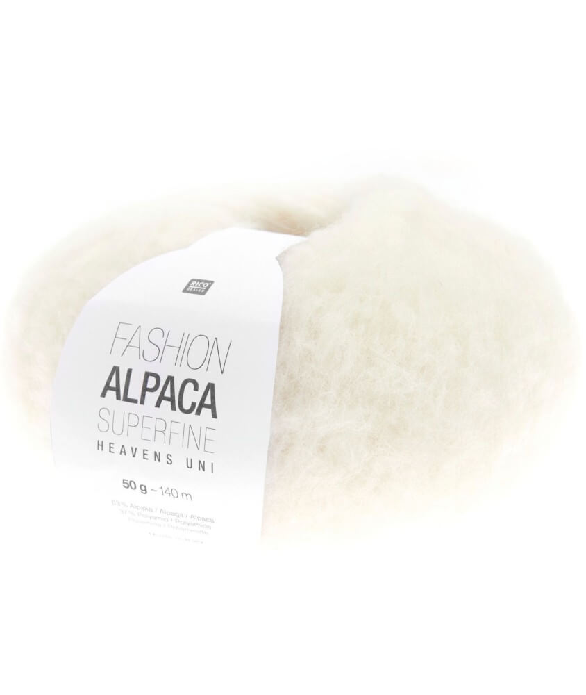 Fil de laine à tricoter Fashion Alpaca Superfine Heavens Uni - Rico Design