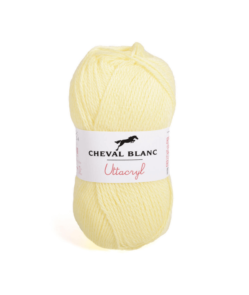 Fil à tricoter UTTACRYL - Cheval Blanc - 43 CITRON