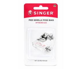 Pied semelle Pose Biais Attache clic - Singer
