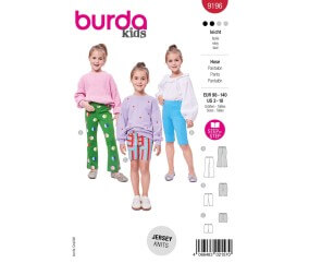 Patron Burda 9196 - Leggings