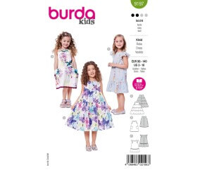 Patron Burda 9197 - Robes