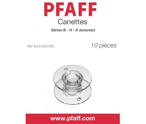 Lot de 10 canettes pour série B - H - K et SMARTER - Pfaff