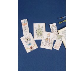 Kit cartes à broder - Animaux - DMC