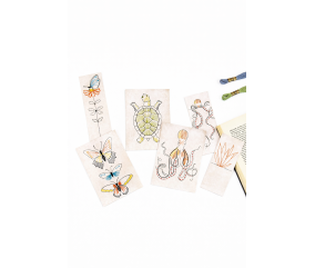 Kit cartes à broder - Animaux - DMC