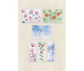 Kit cartes à broder - Nature- DMC