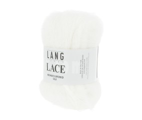 Pelote de Mohair et soie à tricoter LACE - 25 GR - Lang Yarns