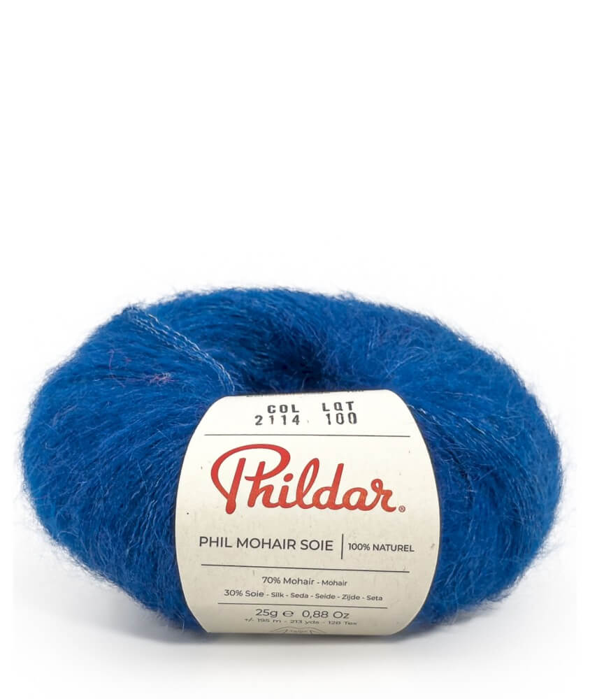 Fil exceptionnel à tricoter PHIL MOHAIR SOIE - Phildar