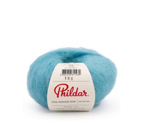 Fil exceptionnel à tricoter PHIL MOHAIR SOIE - Phildar
