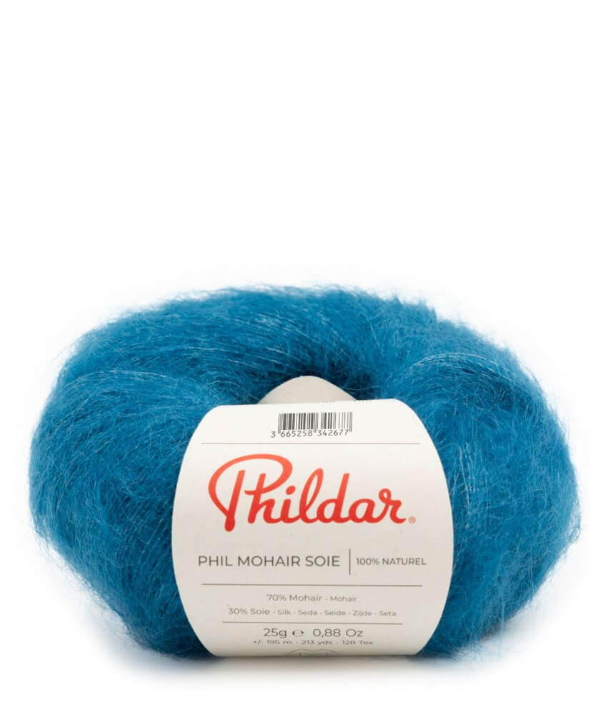 Fil exceptionnel à tricoter PHIL MOHAIR SOIE - Phildar