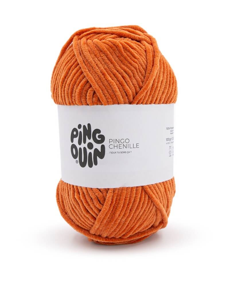 Fil velours 100GR à tricoter PINGO CHENILLE - Pingouin - certifié Oeko-Tex