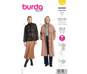 Patron Burda 5769 - Manteau/Veste femme du 36 au 46
