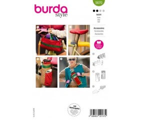 Patron Burda Style 5670 – Accessoires pour cycliste | Taille unique