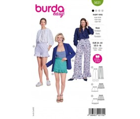 Patron Burda Style n°5631 – Pantalon Femme Tailles 34-44