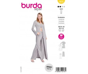 Patron Burda Style n°5633 – Veste et Pantalon Femme Tailles 34-46