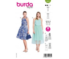 Patron Burda Style n°5635 – Robe Femme Tailles 34-44