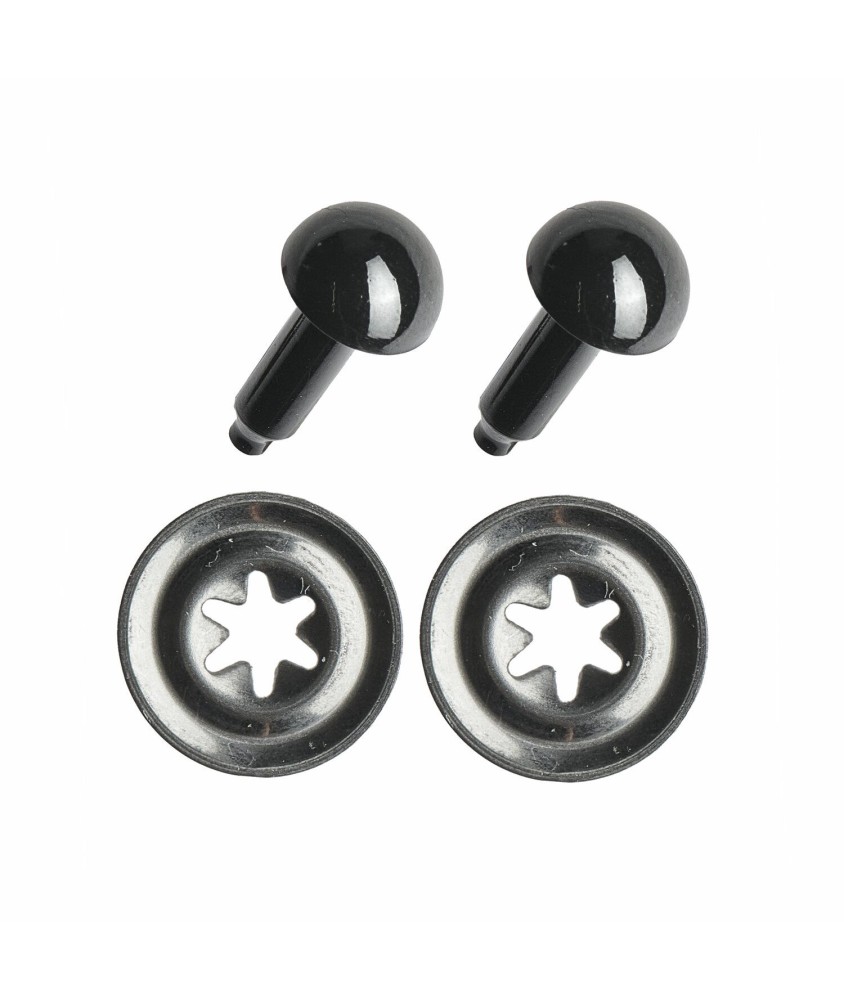 Lot de 2 yeux de sécurité - 6 mm - Rico Design