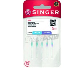 Aiguilles SINGER 2026 Jeans Assortiment 90/100 x5