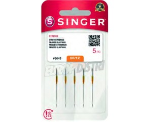 Aiguilles SINGER 2045 Stretch n°80 x5